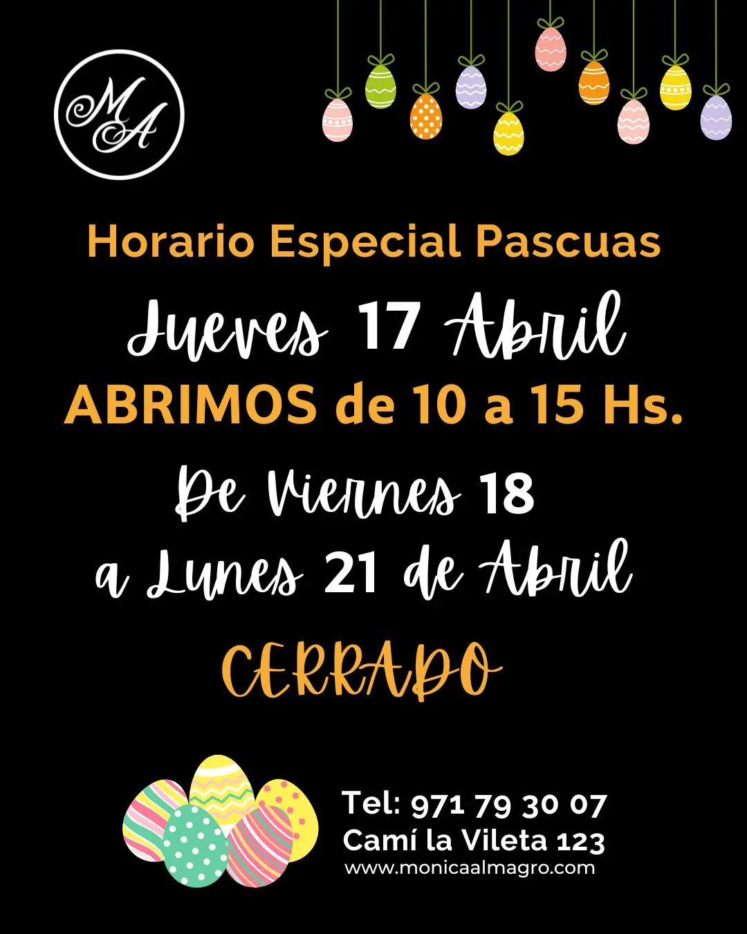 Horario Semana Santa
