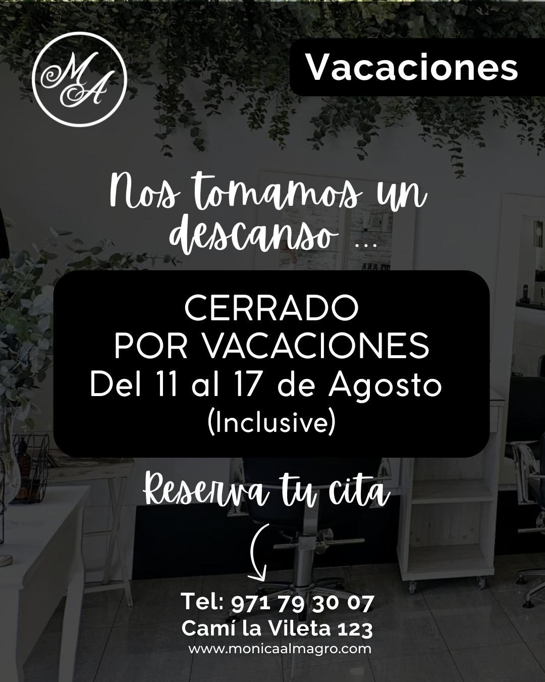 Vacaciones 2026 ¡Nos tomaremos un breve descanso